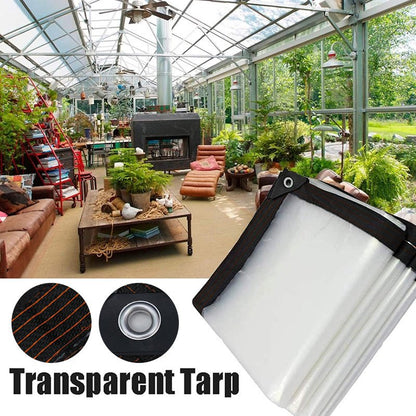 Titan Heavy Duty Tarp | Transparent, Insulated, Tear - Resistant PE - Hartwella