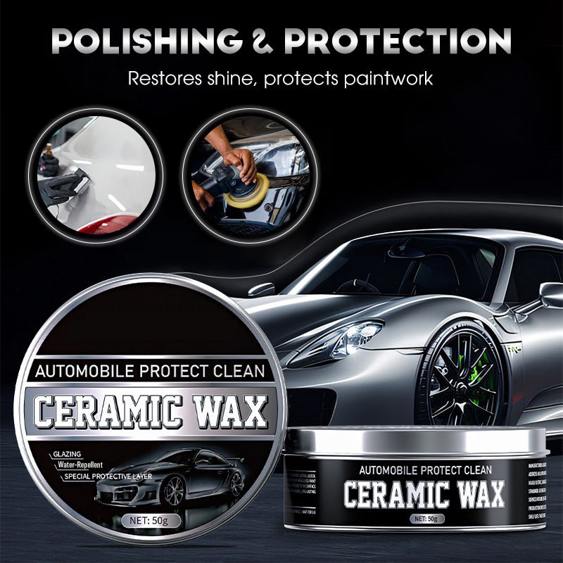Titanium Car Wax Paste | 2 - in - 1 Ceramic Polish and Protection - Hartwella