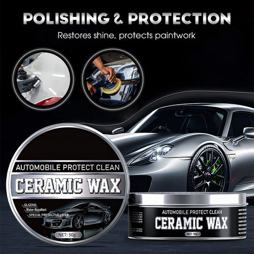 Titanium Car Wax Paste | 2 - in - 1 Ceramic Polish and Protection - Hartwella