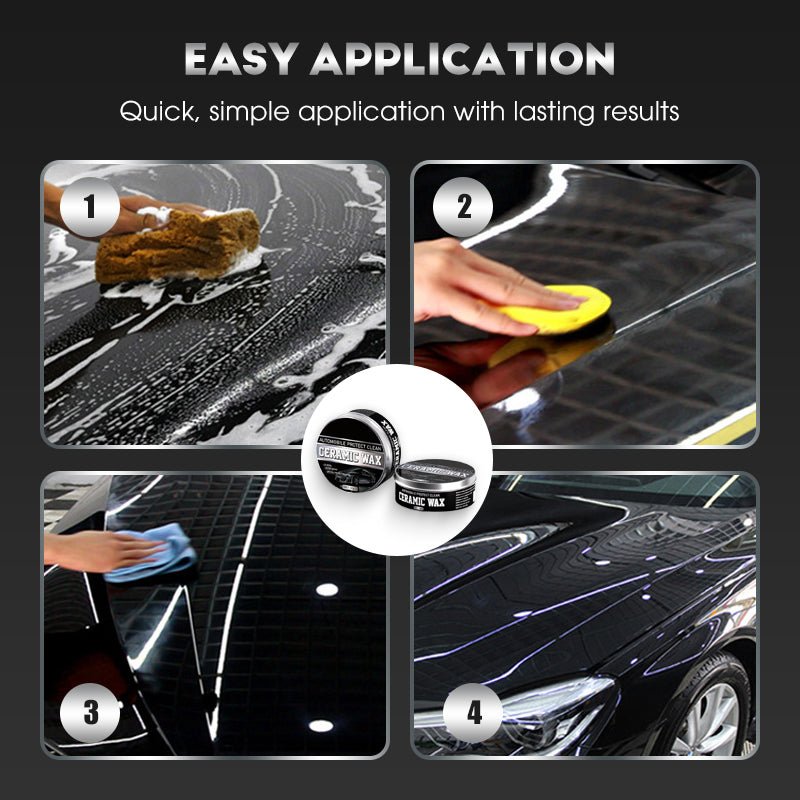 Titanium Car Wax Paste | 2 - in - 1 Ceramic Polish and Protection - Hartwella