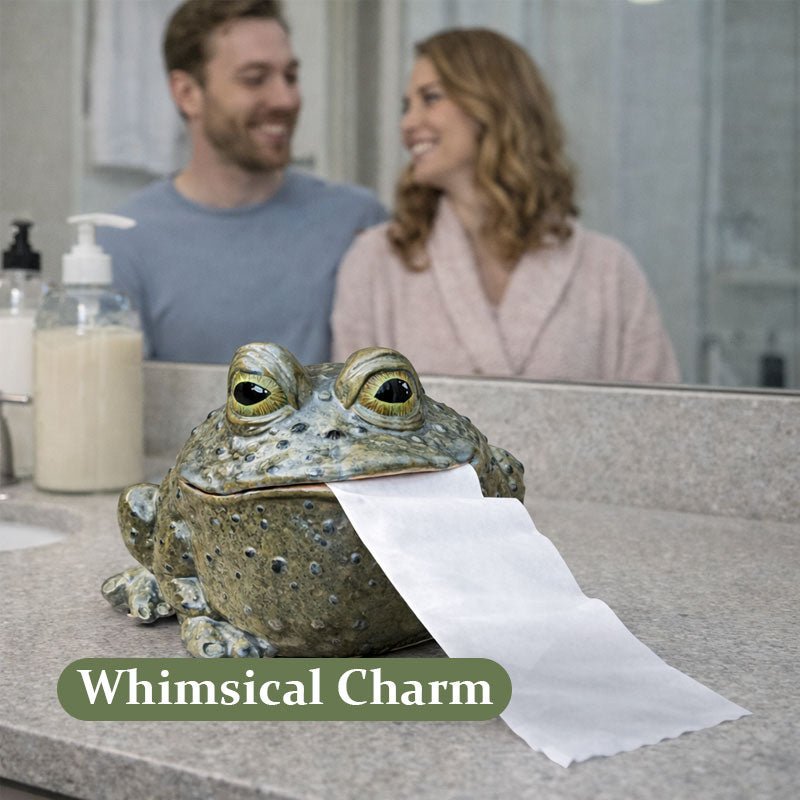 Toady Tissue Holder | Unique Toad Design - Hartwella