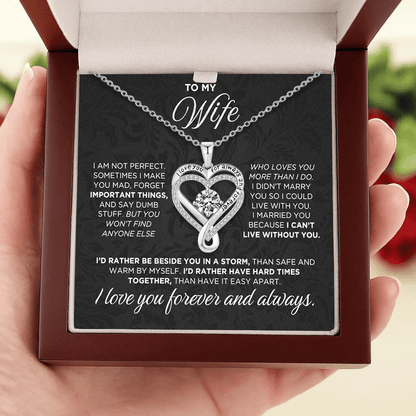 Toma Heart Necklace | S925 Sterling Silver, Adjustable Chain - Hartwella