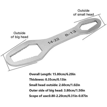 Tornado Torx Wrench | Self - Tightening, Double - Ended - Hartwella