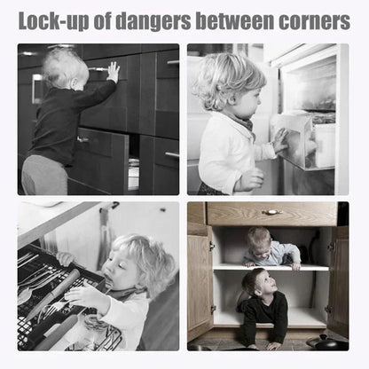 Trego Child Safety Locks | Multifunctional ABS Protection for Cabinets and Refrigerators - Hartwella