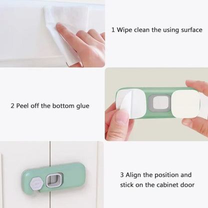 Trego Child Safety Locks | Multifunctional ABS Protection for Cabinets and Refrigerators - Hartwella