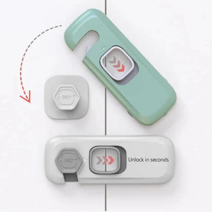 Trego Child Safety Locks | Multifunctional ABS Protection for Cabinets and Refrigerators - Hartwella