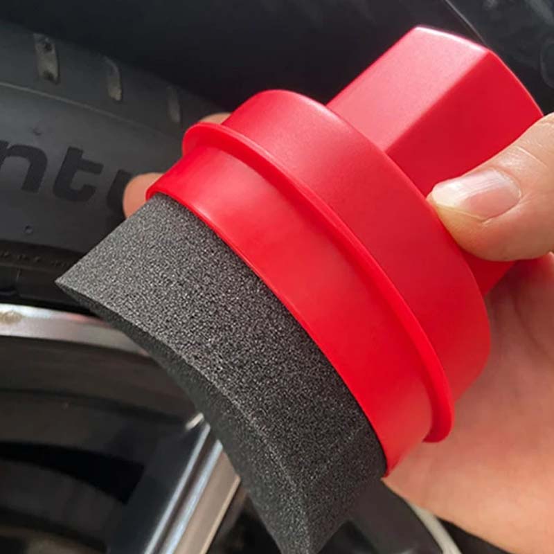 Trego Tire Shine Applicator | High-Density, Scratch-Free Sponge for Glossy Finish - Hartwella