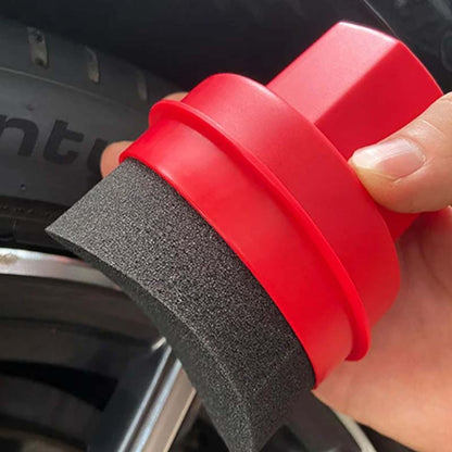 Trego Tire Shine Applicator | High-Density, Scratch-Free Sponge for Glossy Finish - Hartwella