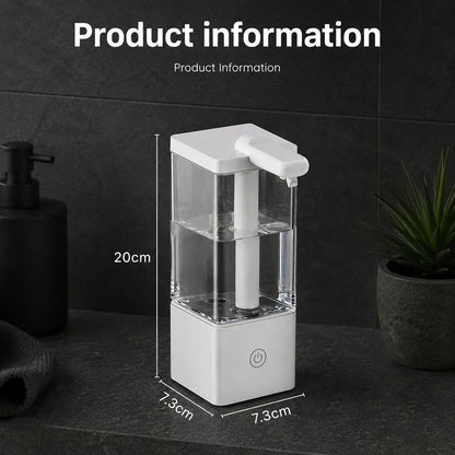 Trek Automatic Soap Dispenser | Touchless, Sensor-Activated, Kitchen & Bathroom Use - Hartwella