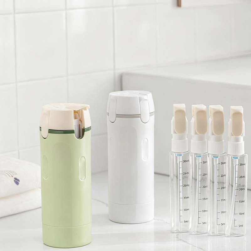 TrekFlow Cosmetic Organizer | 4-in-1, Spill-Proof Design - Hartwella