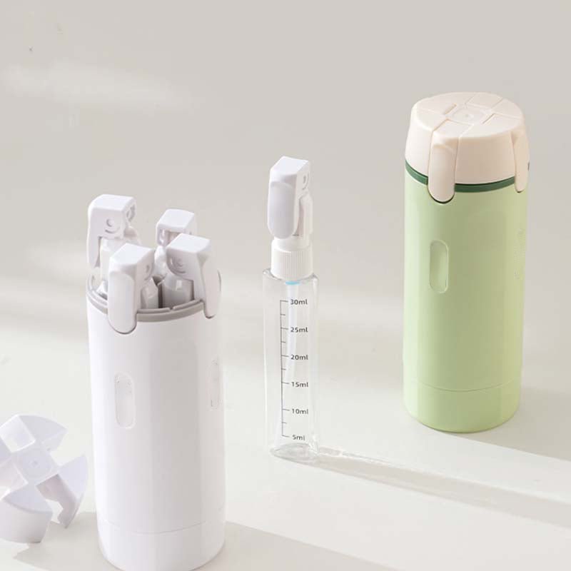 TrekFlow Cosmetic Organizer | 4-in-1, Spill-Proof Design - Hartwella
