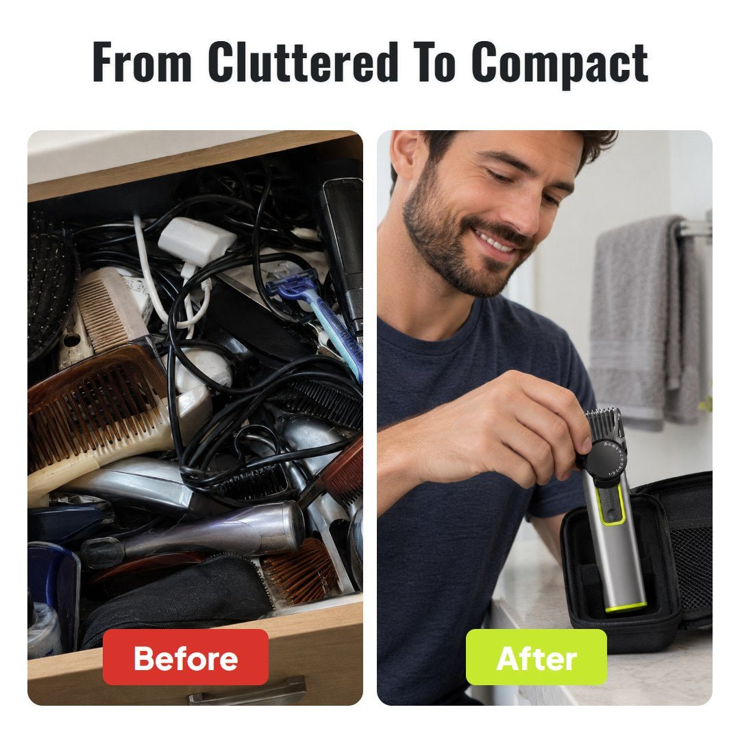 Trimvo™ 4-in-1 Electric Hair Clipper Set - Hartwella