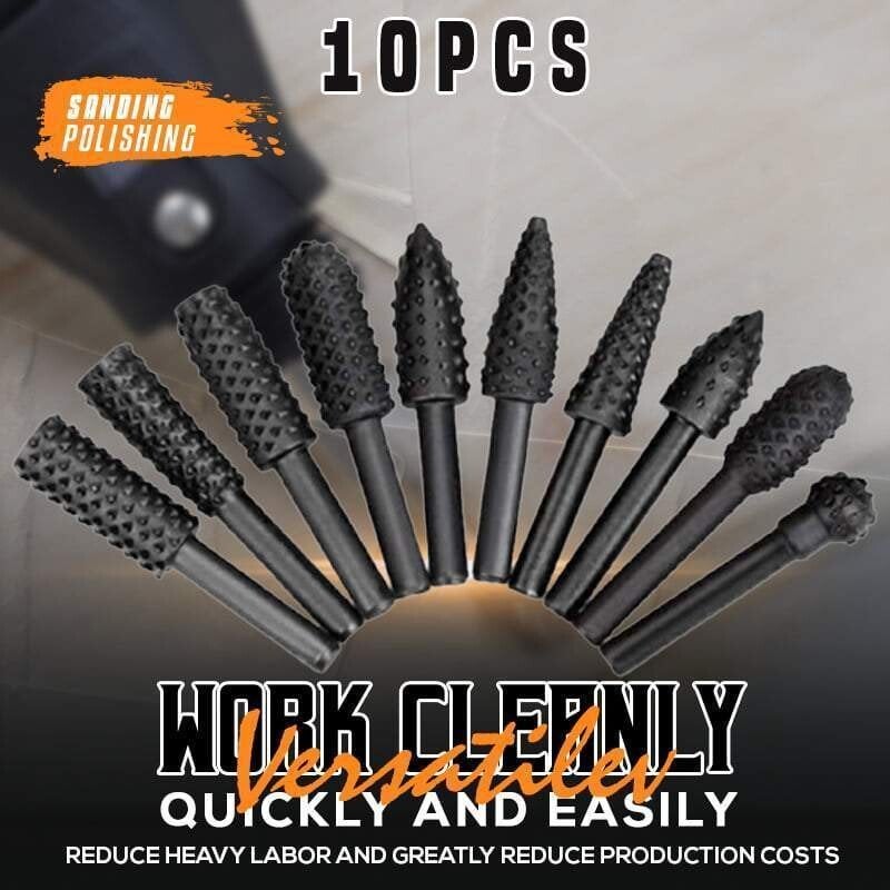 Tungsten Steel Carbide Rotary Burr Set | Durable and Versatile - Hartwella
