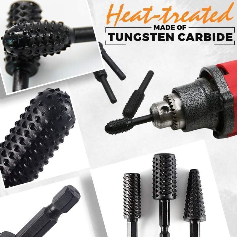 Tungsten Steel Carbide Rotary Burr Set | Durable and Versatile - Hartwella