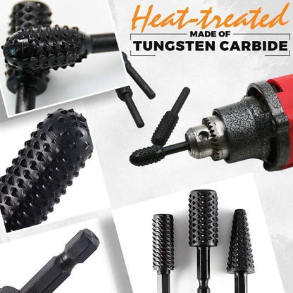 Tungsten Steel Carbide Rotary Burr Set | Durable and Versatile - Hartwella