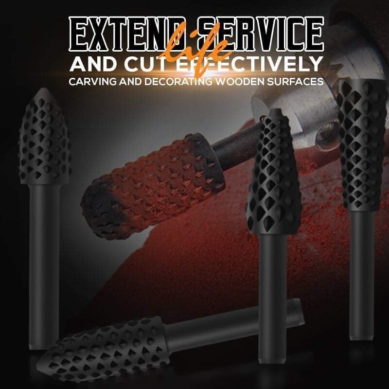 Tungsten Steel Carbide Rotary Burr Set | Durable and Versatile - Hartwella