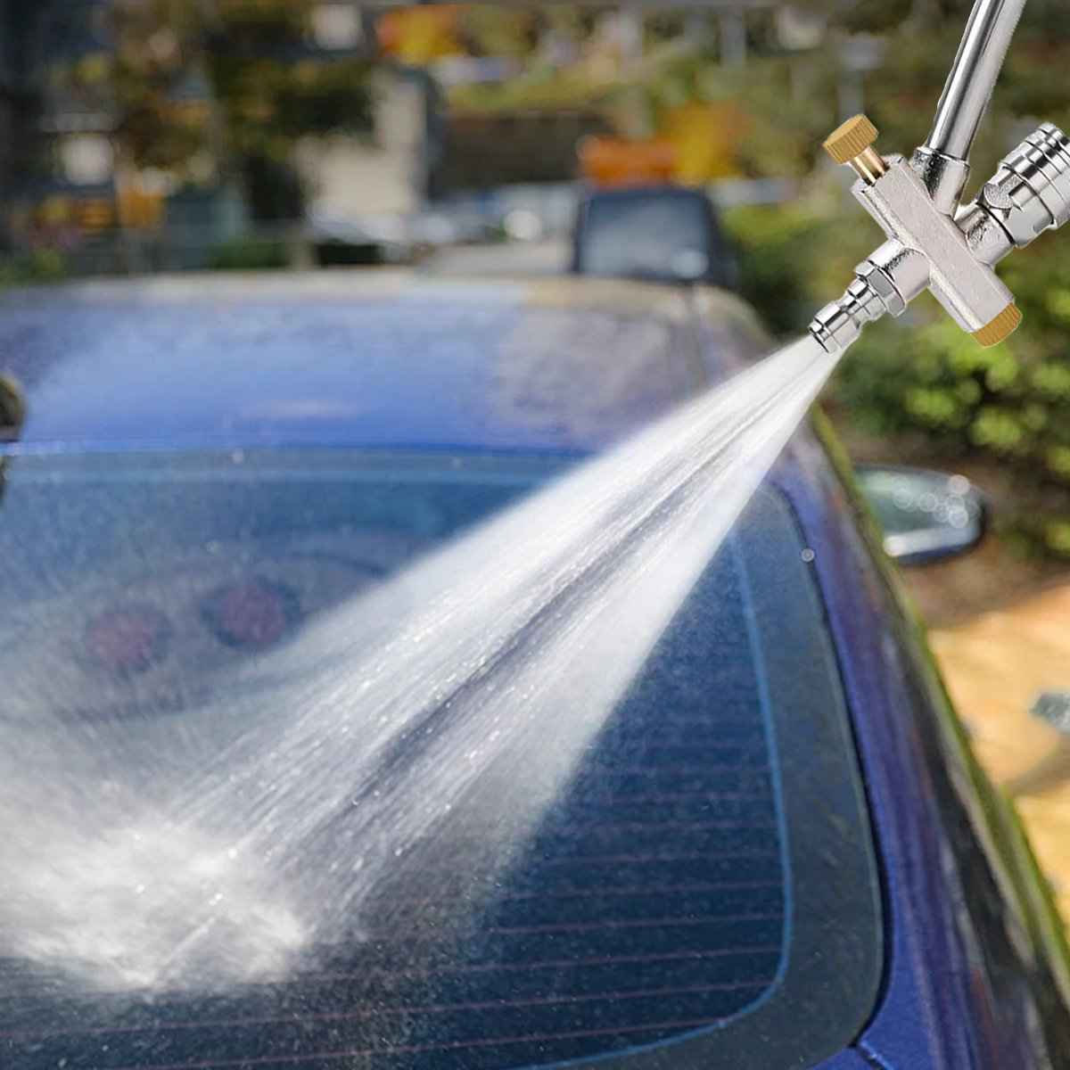 Turbo Car Washer Nozzle | 2 - in - 1 High - Pressure Sprayer with Five Power Wash Nozzles - Hartwella