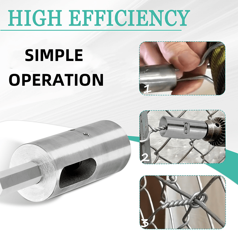 Twirla Fence Wire Twister | Industrial - Strength Steel, Universal Compatibility - Hartwella
