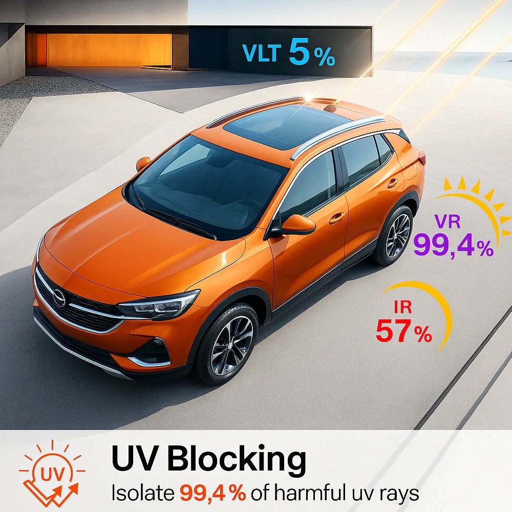 Ultracool Window Tint | Ceramic Film, UV & IR Protection, Custom Fit - Hartwella