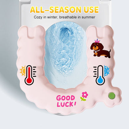Uplift Toilet Seat Cover | Soft EVA Material, Universal Fit - Hartwella