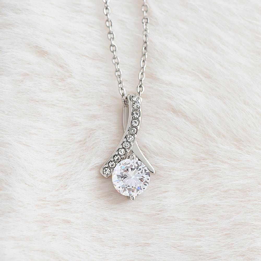 Valentine's Ribbon Necklace | Waterproof, Tarnish-Free - Hartwella
