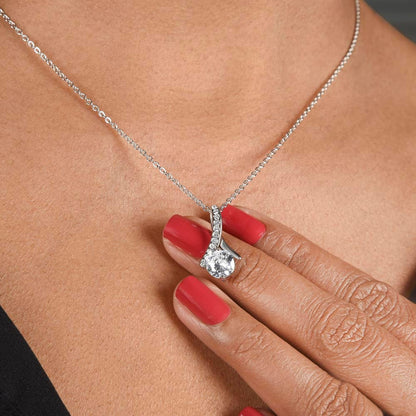 Valentine's Ribbon Necklace | Waterproof, Tarnish-Free - Hartwella