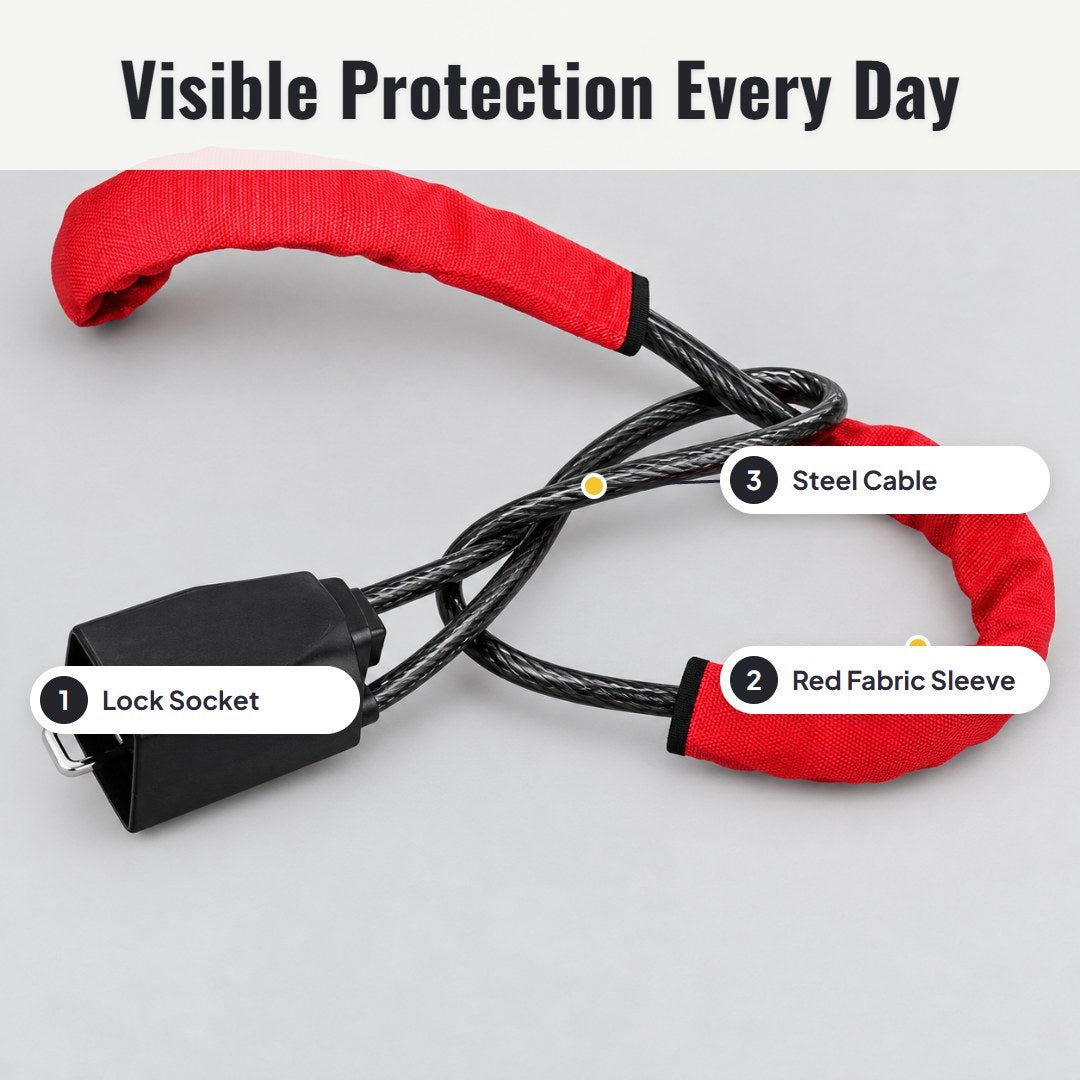 Vaulto™ Steering Wheel Lock Rope - Hartwella