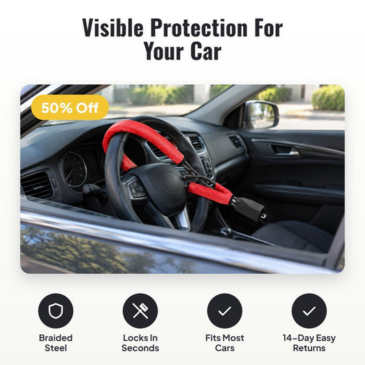Vaulto™ Steering Wheel Lock Rope - Hartwella