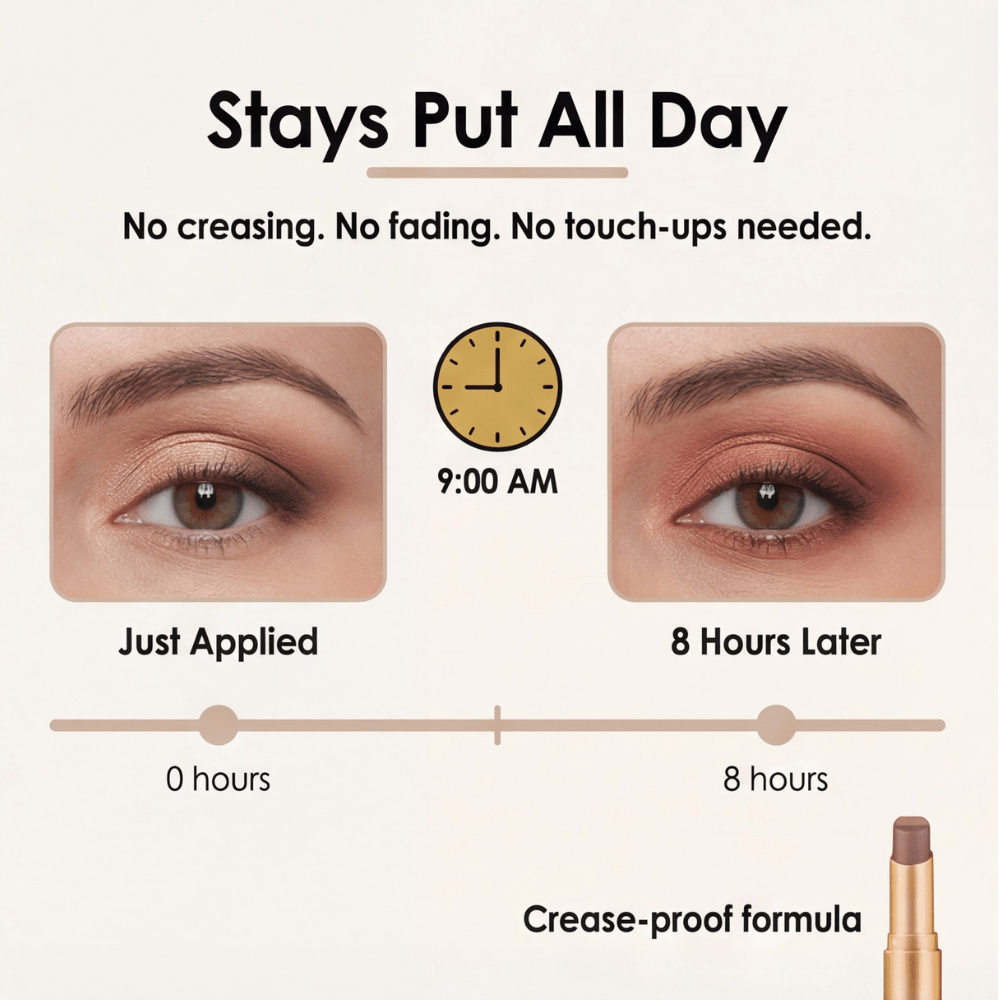 Vela Gradient Eyeshadow Stick | 3-in-1 Cream Formula, Waterproof, Long-Lasting - Hartwella