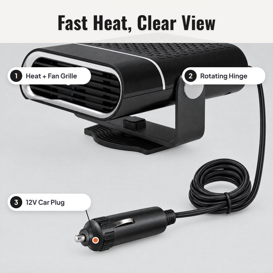 Ventra™ Portable 2-in-1 Car Heater and Fan - Hartwella