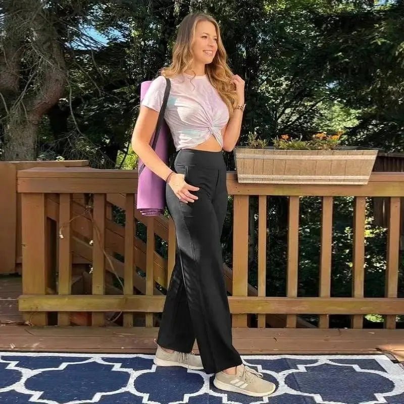 Vera High-Waist Pants | Ultra-Soft, Wide Leg with Pockets - Hartwella
