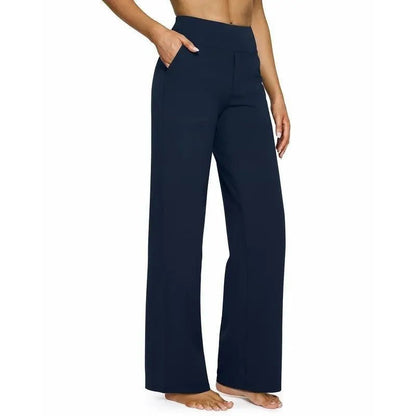 Vera High-Waist Pants | Ultra-Soft, Wide Leg with Pockets - Hartwella