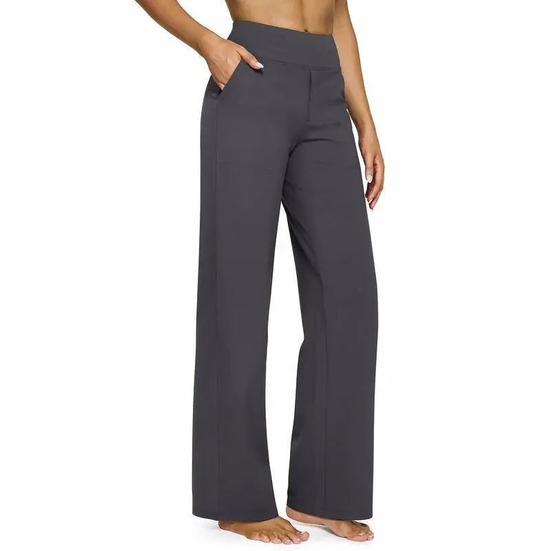 Vera High-Waist Pants | Ultra-Soft, Wide Leg with Pockets - Hartwella
