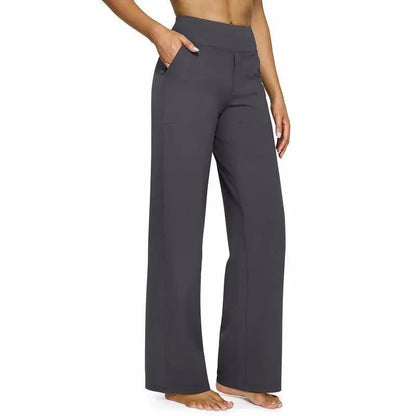 Vera High-Waist Pants | Ultra-Soft, Wide Leg with Pockets - Hartwella