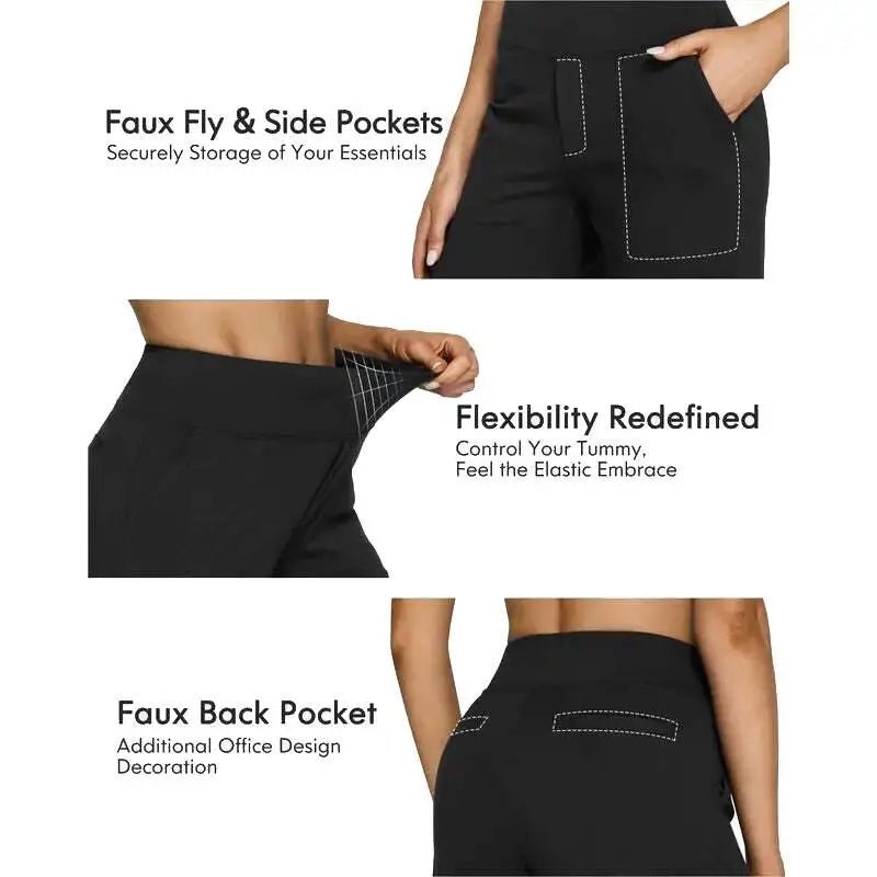 Vera High-Waist Pants | Ultra-Soft, Wide Leg with Pockets - Hartwella