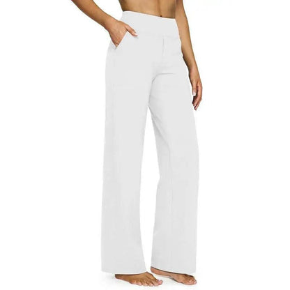 Vera High-Waist Pants | Ultra-Soft, Wide Leg with Pockets - Hartwella