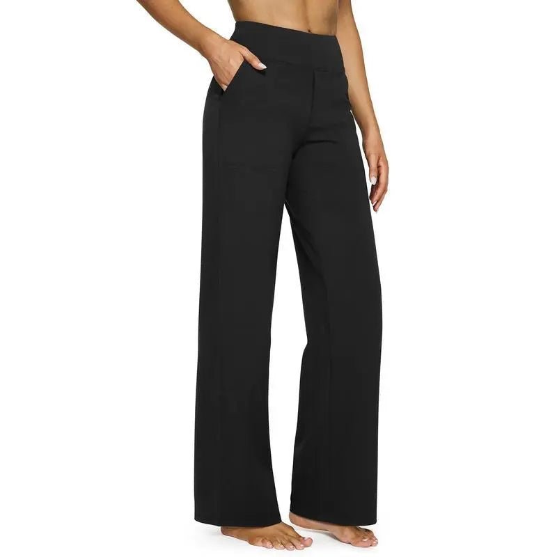 Vera High-Waist Pants | Ultra-Soft, Wide Leg with Pockets - Hartwella