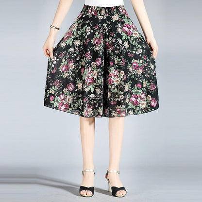 Vera Vintage Culottes | Lightweight Wide Leg Pants for Women - Hartwella