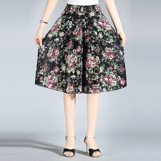 Vera Vintage Culottes | Lightweight Wide Leg Pants for Women - Hartwella