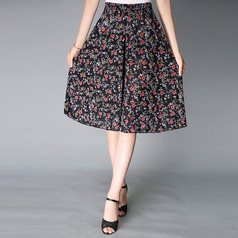 Vera Vintage Culottes | Lightweight Wide Leg Pants for Women - Hartwella