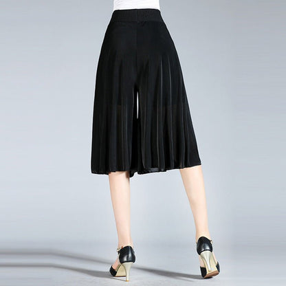 Vera Vintage Culottes | Lightweight Wide Leg Pants for Women - Hartwella