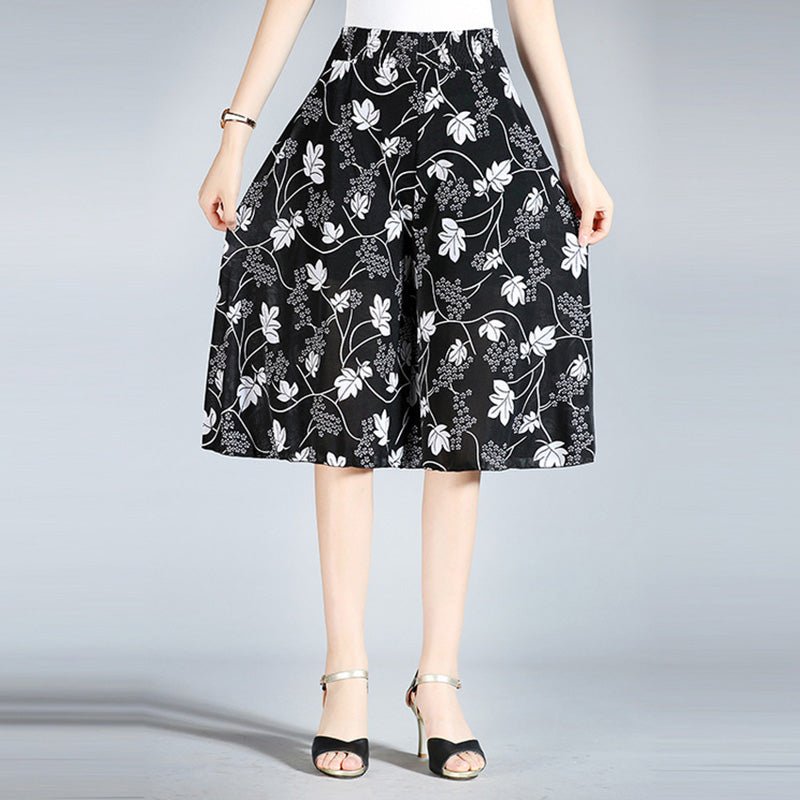 Vera Vintage Culottes | Lightweight Wide Leg Pants for Women - Hartwella