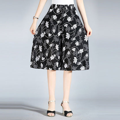 Vera Vintage Culottes | Lightweight Wide Leg Pants for Women - Hartwella