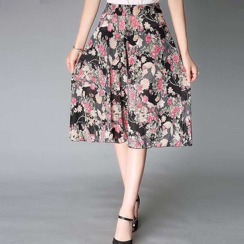 Vera Vintage Culottes | Lightweight Wide Leg Pants for Women - Hartwella