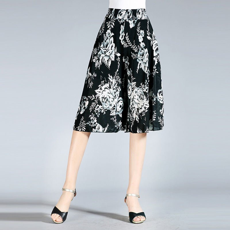 Vera Vintage Culottes | Lightweight Wide Leg Pants for Women - Hartwella