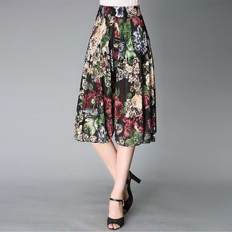 Vera Vintage Culottes | Lightweight Wide Leg Pants for Women - Hartwella