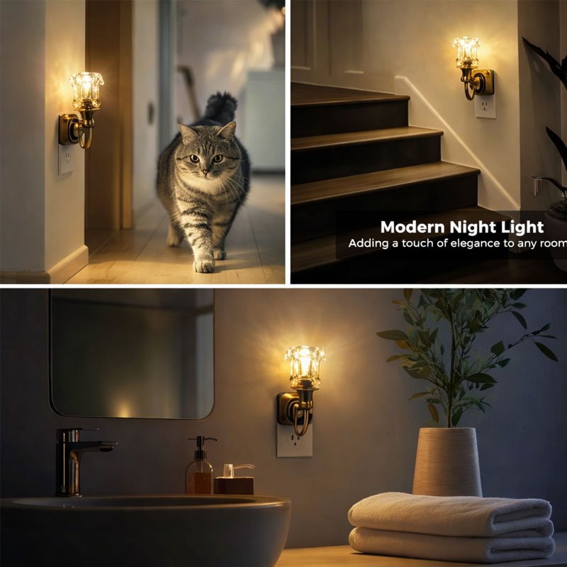 Vera Vintage Wall Sconce | Soft Warm Illumination, Plug-In Design - Hartwella