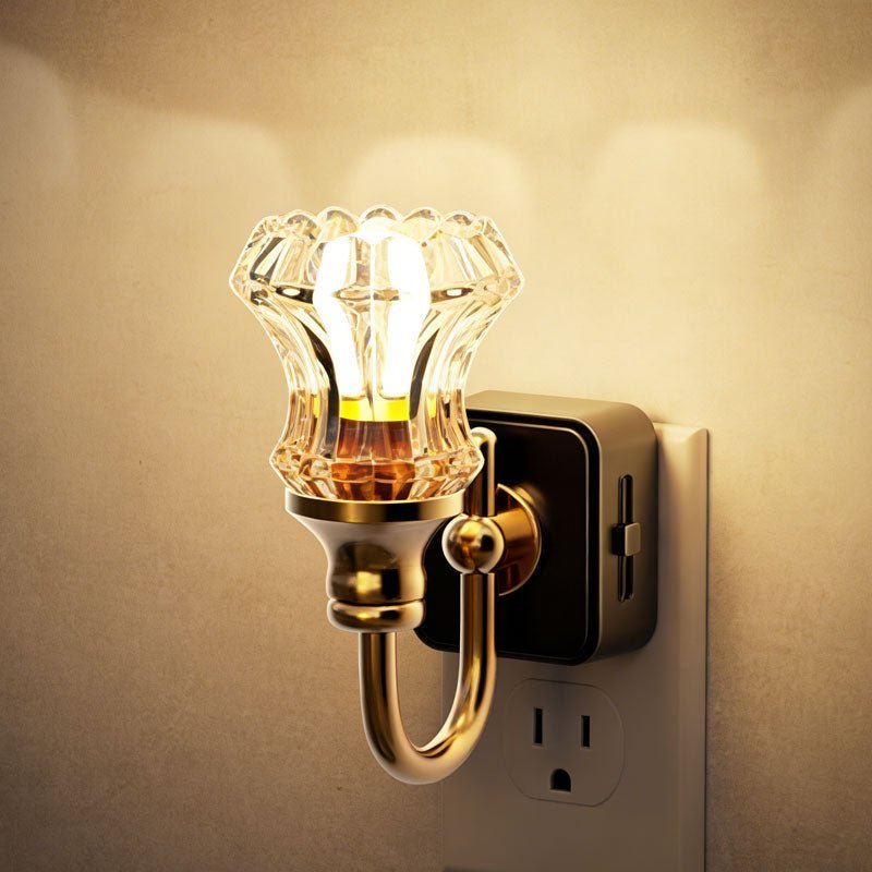 Vera Vintage Wall Sconce | Soft Warm Illumination, Plug-In Design - Hartwella