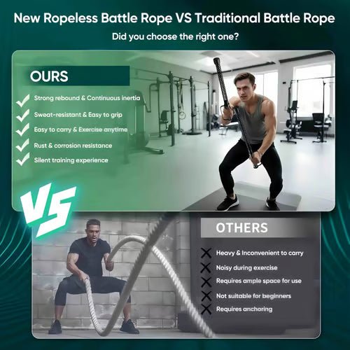 Vetrax Ropes — Compact Full-Body Training Ropes with Ergonomic Handles - Hartwella