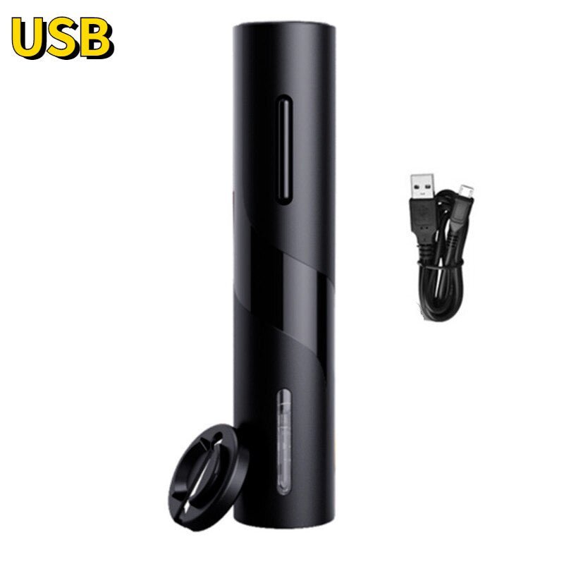 Vino Magic Electric Wine Opener | Effortless Cork Removal, Stainless Steel - Hartwella